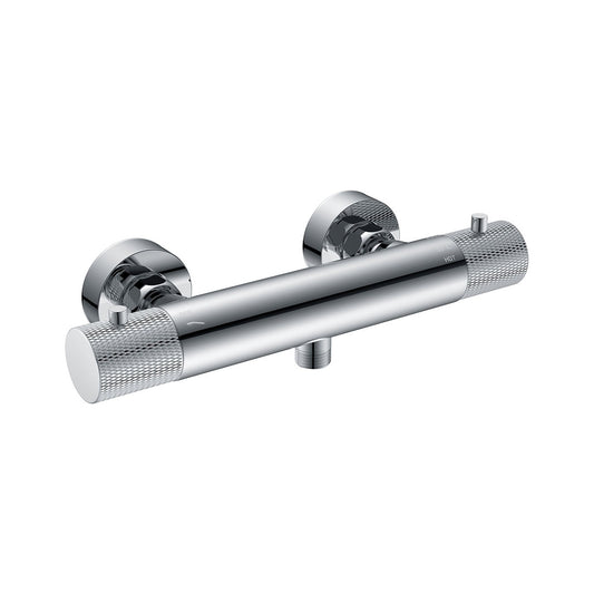 Ribbd Chroom Thermostatische Douchemengkraan Wiesbaden