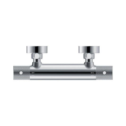 Ribbd Chroom Thermostatische Douchemengkraan Wiesbaden