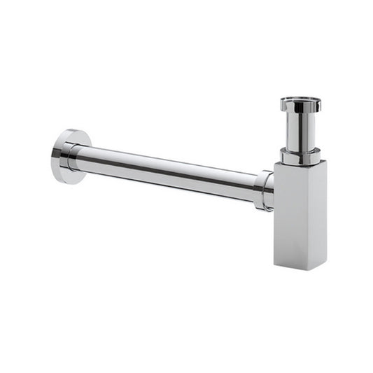 Rombo sifon vierkant 5/4" x 32 mm chroom