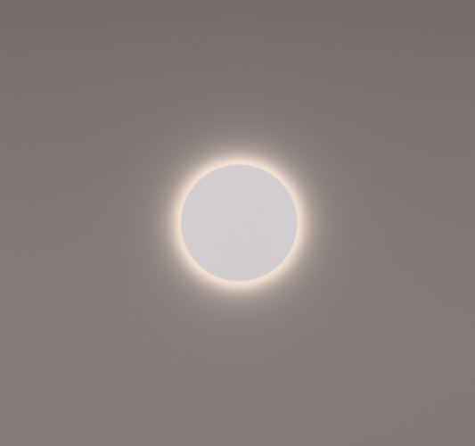 Hipp Design SPV T05 ronde toiletspiegel met indirecte LED verlichting