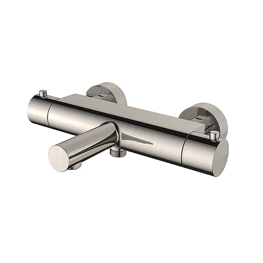 Style Thermostatische Badkraan Wiesbaden met Cool Touch Hoh 15 Cm in geborsteld staal