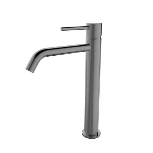 Style XL hoge uitloop wastafelmengkraan Wiesbaden 19,5 cm, 1-hendel in brons