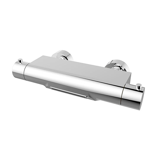 Style Waterval Thermostatische Badkraan Wiesbaden 1/2 Inch in Chroom