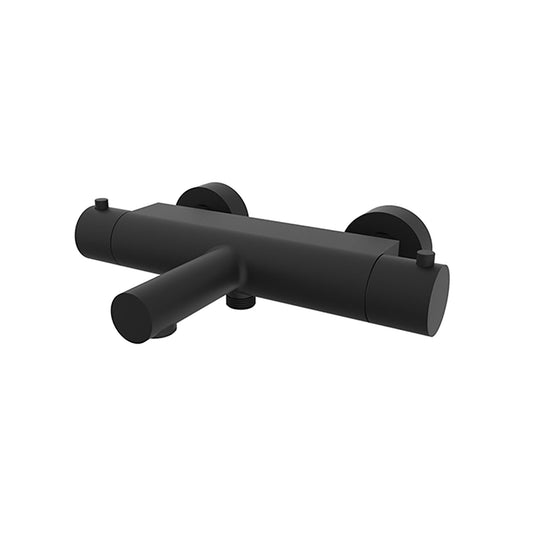 Thermostatische Badkraan Wiesbaden Style, Cool Touch, Hoh 15 Cm Mat Zwart