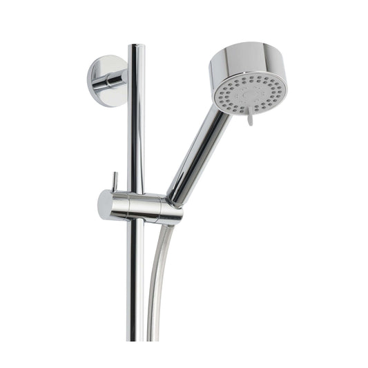 UniMatch Cadans Gleitschienen-Set komplett mit Handbrause 3 Stufen Ø 8 cm Chrom