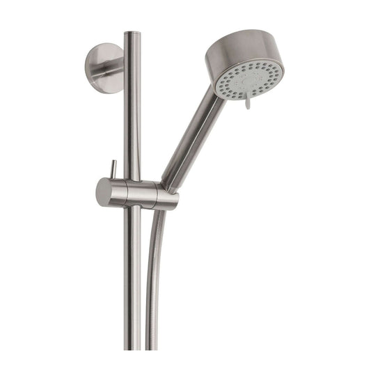 UniMatch Cadans glijstangset compleet met handdouche 3 standen Ø 8 cmPVD