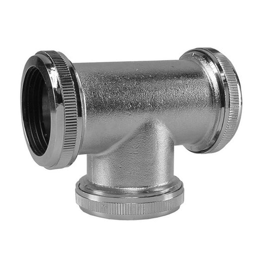 UniMatch buisverbinder T-stuk 32 mm chroom
