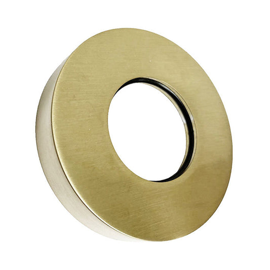 UniMatch sifon rozet 32 mm x 65 mm geborsteld messing PVD