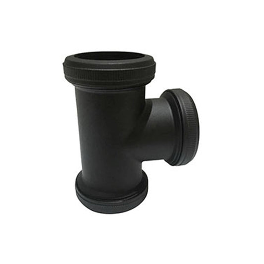 UniMatch buisverbinder T-stuk 32 mm mat zwart
