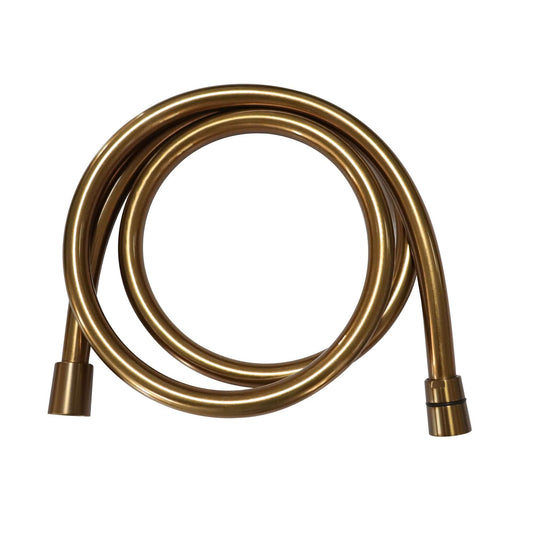 UniMatch Duschschlauch Kunststoff 150 cm gebürstetes Bronze Kupfer