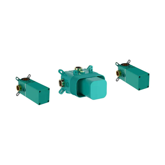 Dreams Einbauteil thermostatischer Duscharmatur mit 2 Absperrhähnen