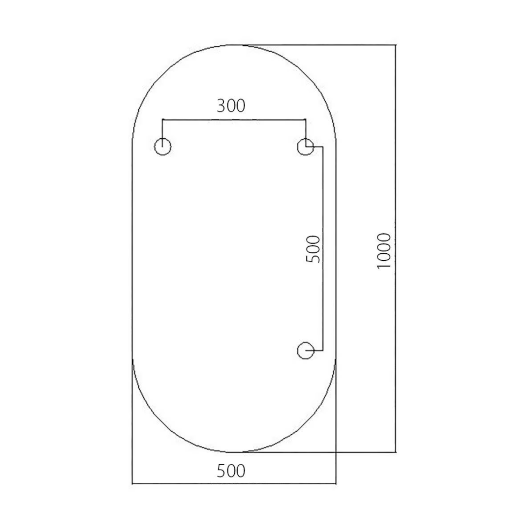 ALONI OVALE LED-SPIEGEL Geborsteld Goud MET VERWARMING & ANTI-CONDENS (100x50CM)
