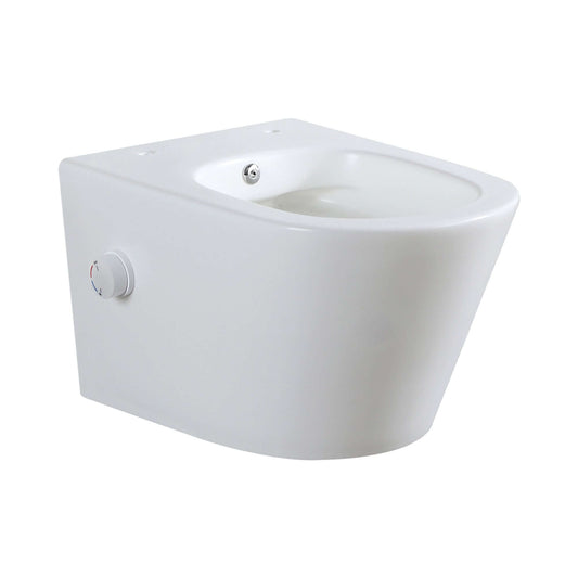 Vesta wandcloset rimless met bidetkraan warm en koud water