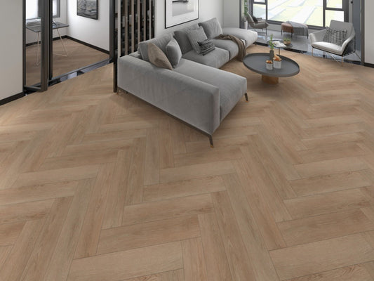 WD-201-HB Canyon Oak Visgraat Click