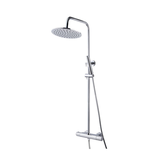 Wiesbaden Caral Paris regendoucheset met handdouche, chroomcoating