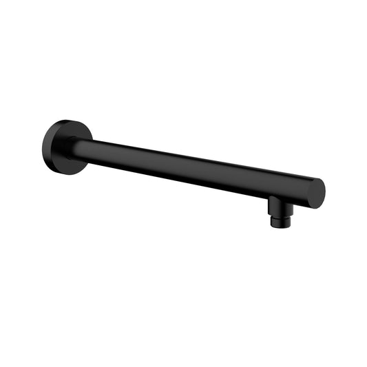 Wiesbaden Caral 45 cm Ronde Douchearm Wandhouder Mat Zwart