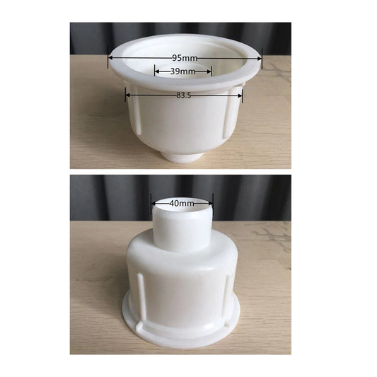 Wiesbaden Doucheplug 10x10 cm Siphon de sol en acier inoxydable