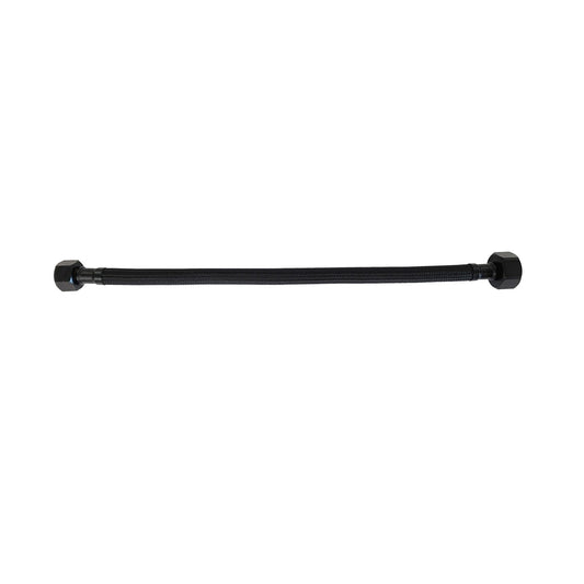 Wiesbaden Riko Nylon Flexibele Aansluitslang 1/2 x 3/8 30 cm Mat Zwart