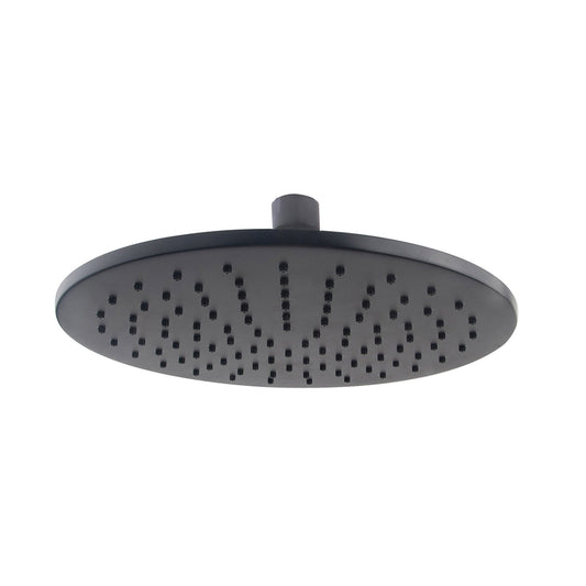 Wiesbaden Caral Rond 25 cm antikalk matzwarte hoofddouche