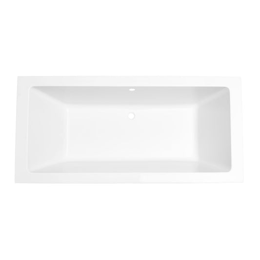 Dahlia Santino Bad Duo Wiesbaden Inbouw 180X80X49 Cm in Wit