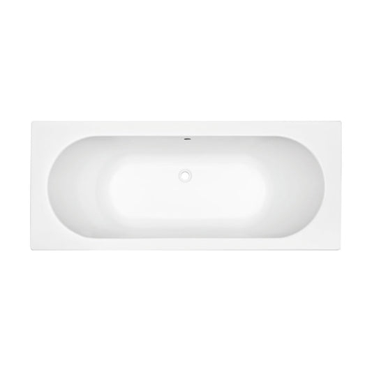 Wiesbaden Portus Rd Inbouwbad 170x70x43 cm Glanzend Wit
