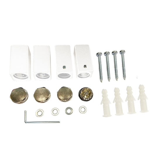 kit de fixation blanc pour radiateur décoratif Tower
