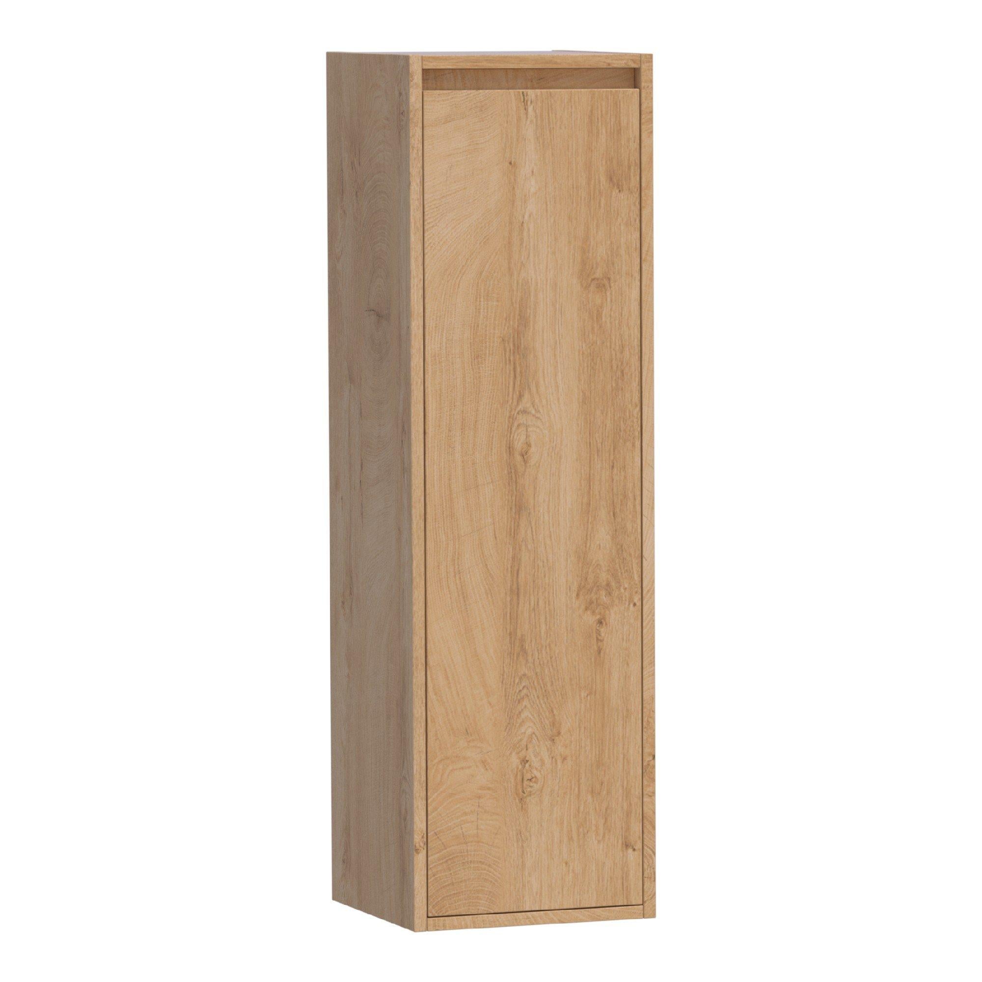 BRAUER Adore badkamerkast - 120x35x35cm - met 1 deur greeploos linksdraaiend Forest Tan