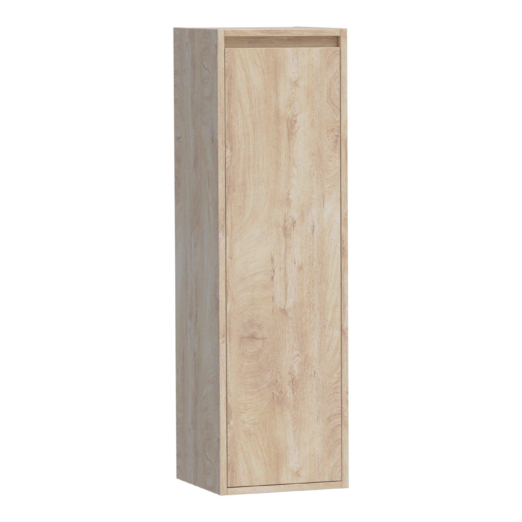 BRAUER Adore badkamerkast - 120x35x35cm - met 1 deur greeploos linksdraaiend Forest Wheat