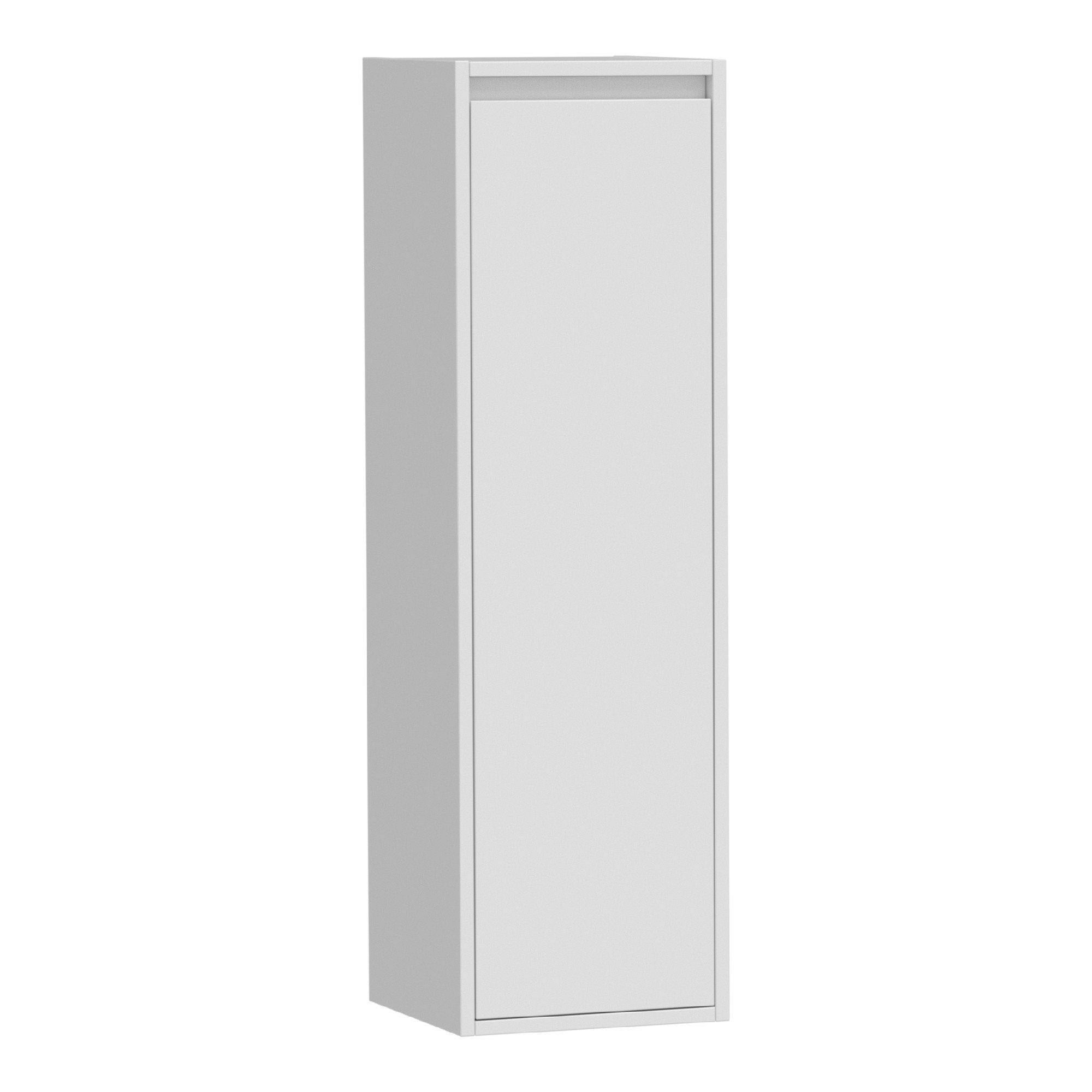 BRAUER Adore badkamerkast - 120x35x35cm - met 1 deur greeploos linksdraaiend hoogglans wit