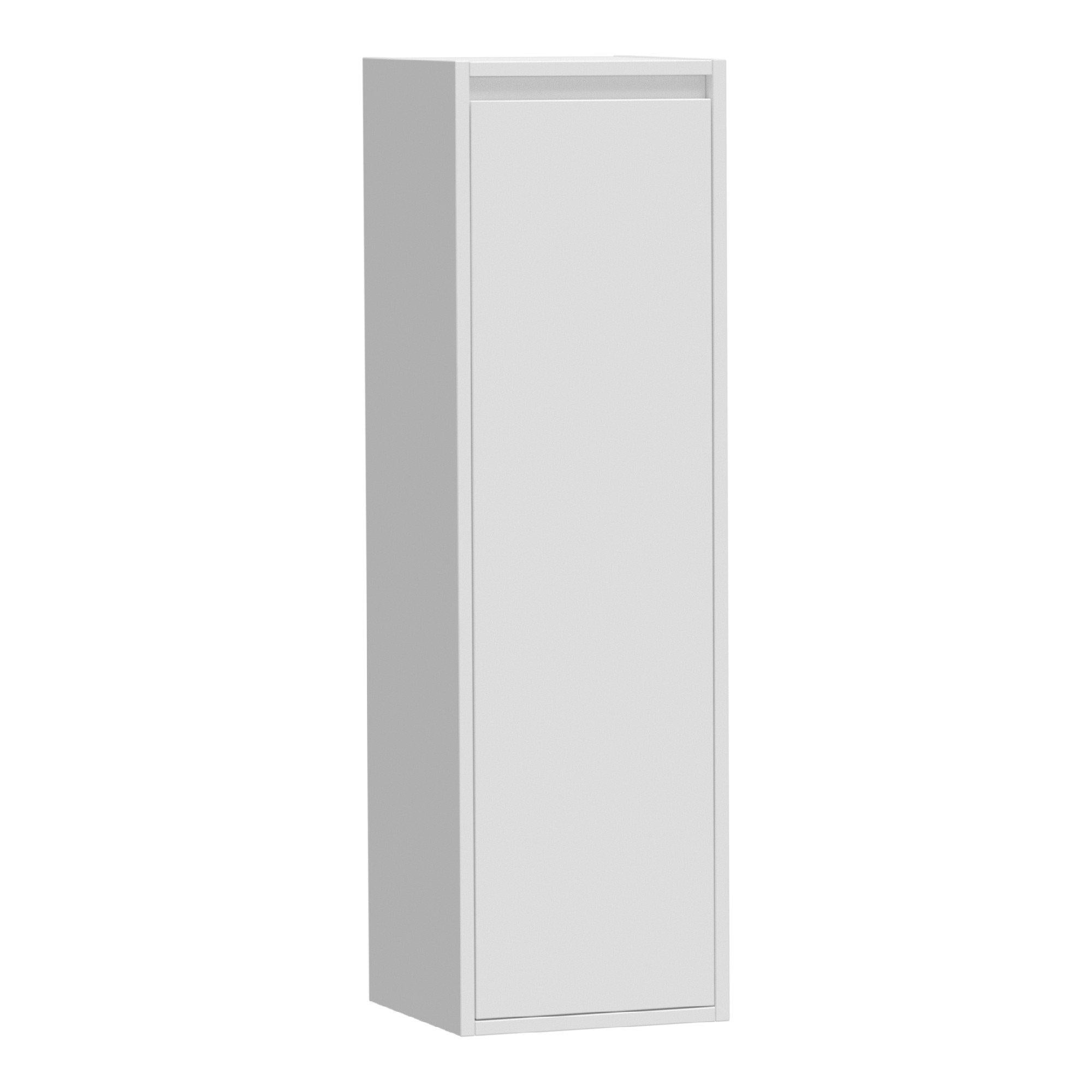 BRAUER Adore badkamerkast - 120x35x35cm - met 1 deur greeploos linksdraaiend mat wit