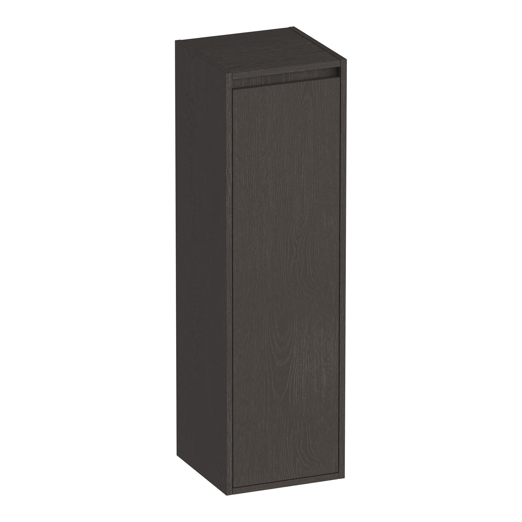 BRAUER Adore badkamerkast - 120x35x35cm - met 1 deur greeploos linksdraaiend Timber Anthracite