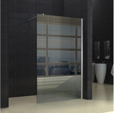 Wiesbaden Douchewand 10mm | Nano coating | Chroom | Inloopdouche (Alle maten)
