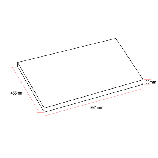 ALONI Wastafelblad MDF