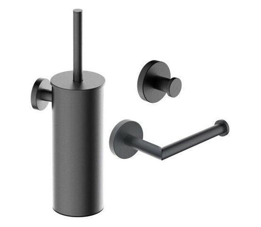 Wiesbaden Alonzo Toiletaccessoireset Gunmetal