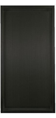 RVS Inbouwnis Wiesbaden 30X60X10 Cm en Mat Noir
