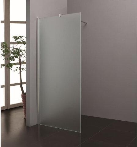 Wiesbaden Douchewand Wit Melkglas 10mm | Inloopdouche (Alle maten)