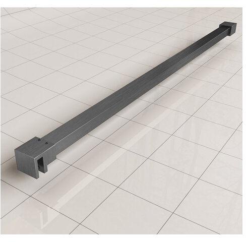 Minder Inloopdouche Wiesbaden 200 cm met 8 mm nano-helder glas in brons (alle maten)