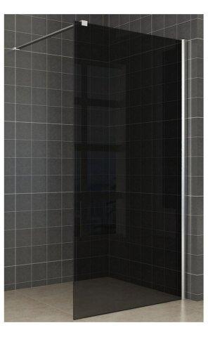 Wiesbaden Douchewand Rookglas | Nano coating | Inloopdouche (80, 90, 100 en 120 cm)