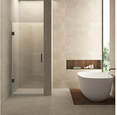Minder Nisdeur Wiesbaden 200 Cm 8 Mm Nano Helder Glas in Brons (Alle Maten)