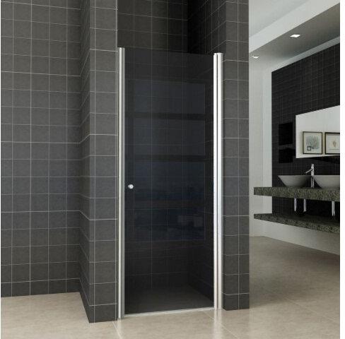 Nisdeur Wiesbaden met profiel Rookglas 8mm Nano coating 202cm hoog (verkrijgbaar in 60, 70, 80, 90 & 100cm)