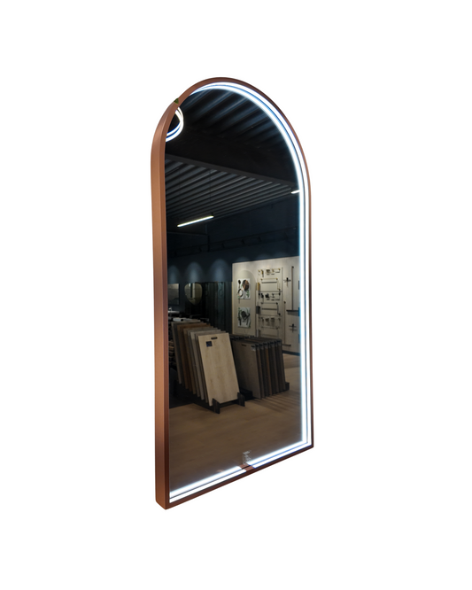 Spiegel toog in kader + directe LED - 8410714