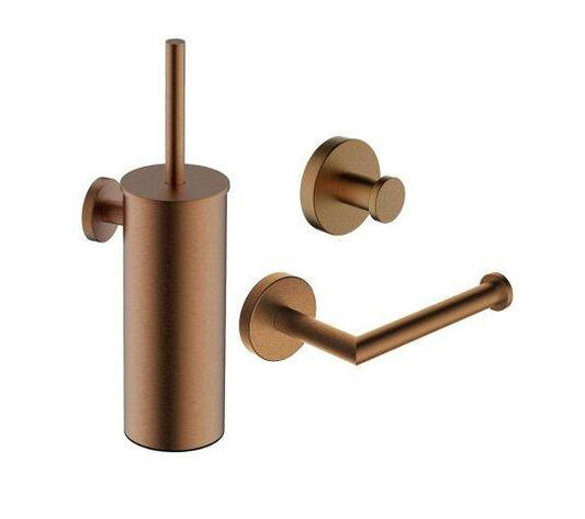 Wiesbaden Alonzo toiletaccessoireset geborsteld brons koper