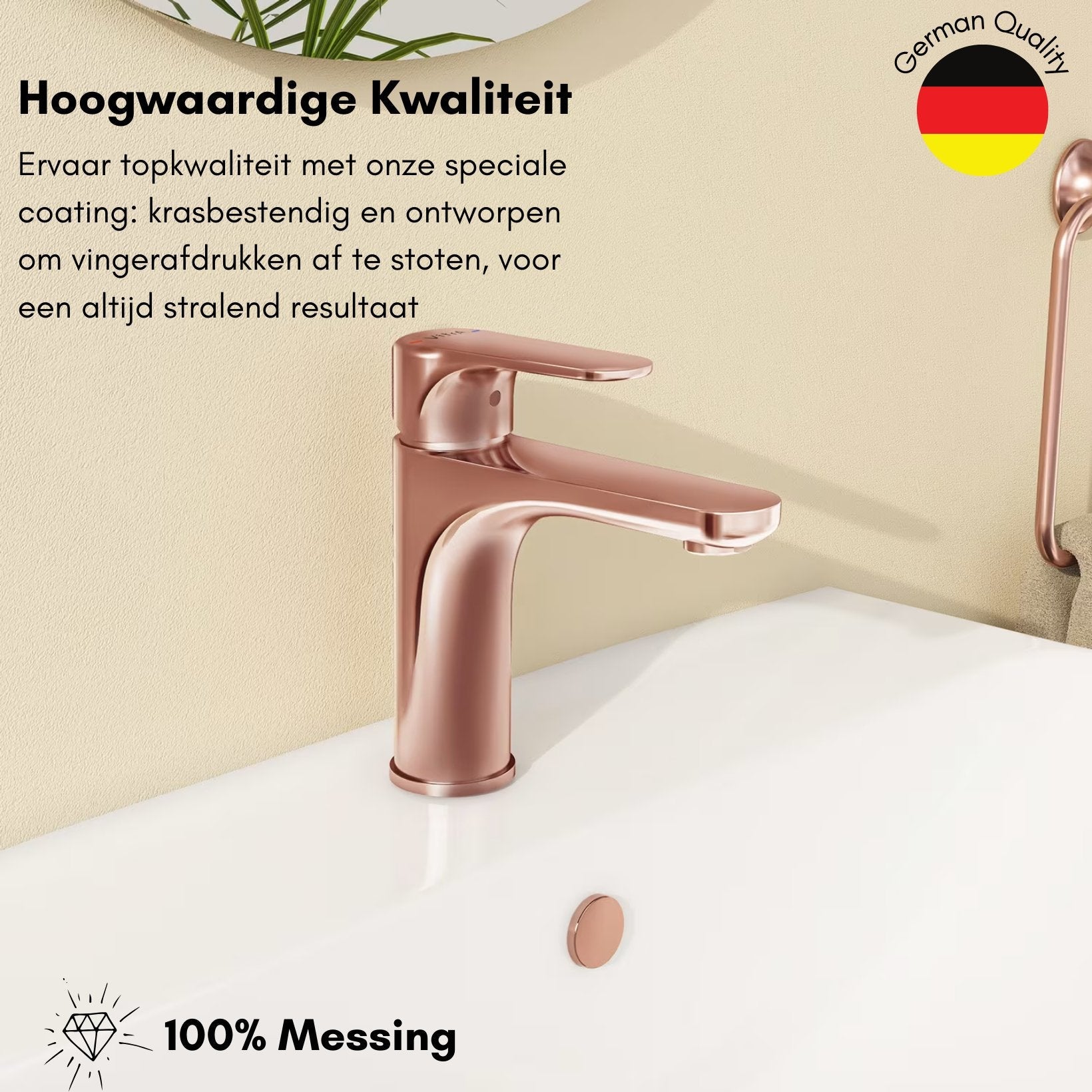 VitrA Root Round Wastafelkraan