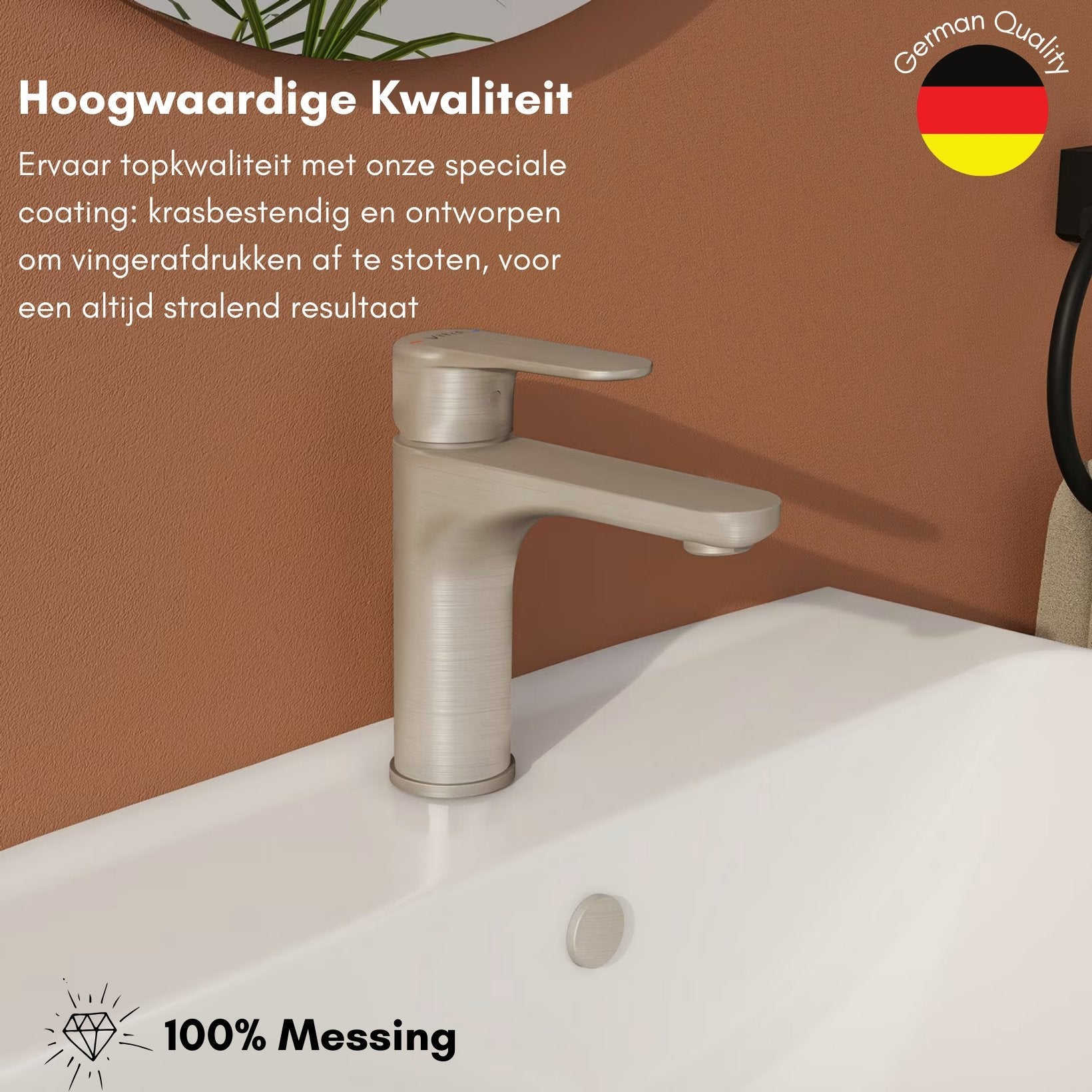 VitrA Root Round Wastafelkraan