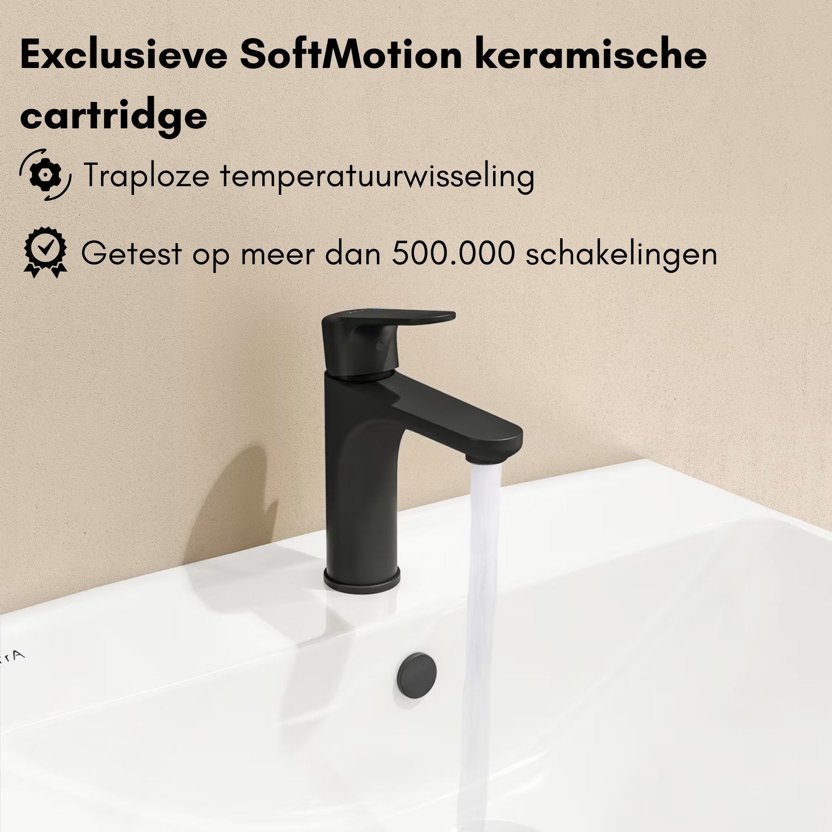 VitrA Root Round Wastafelkraan