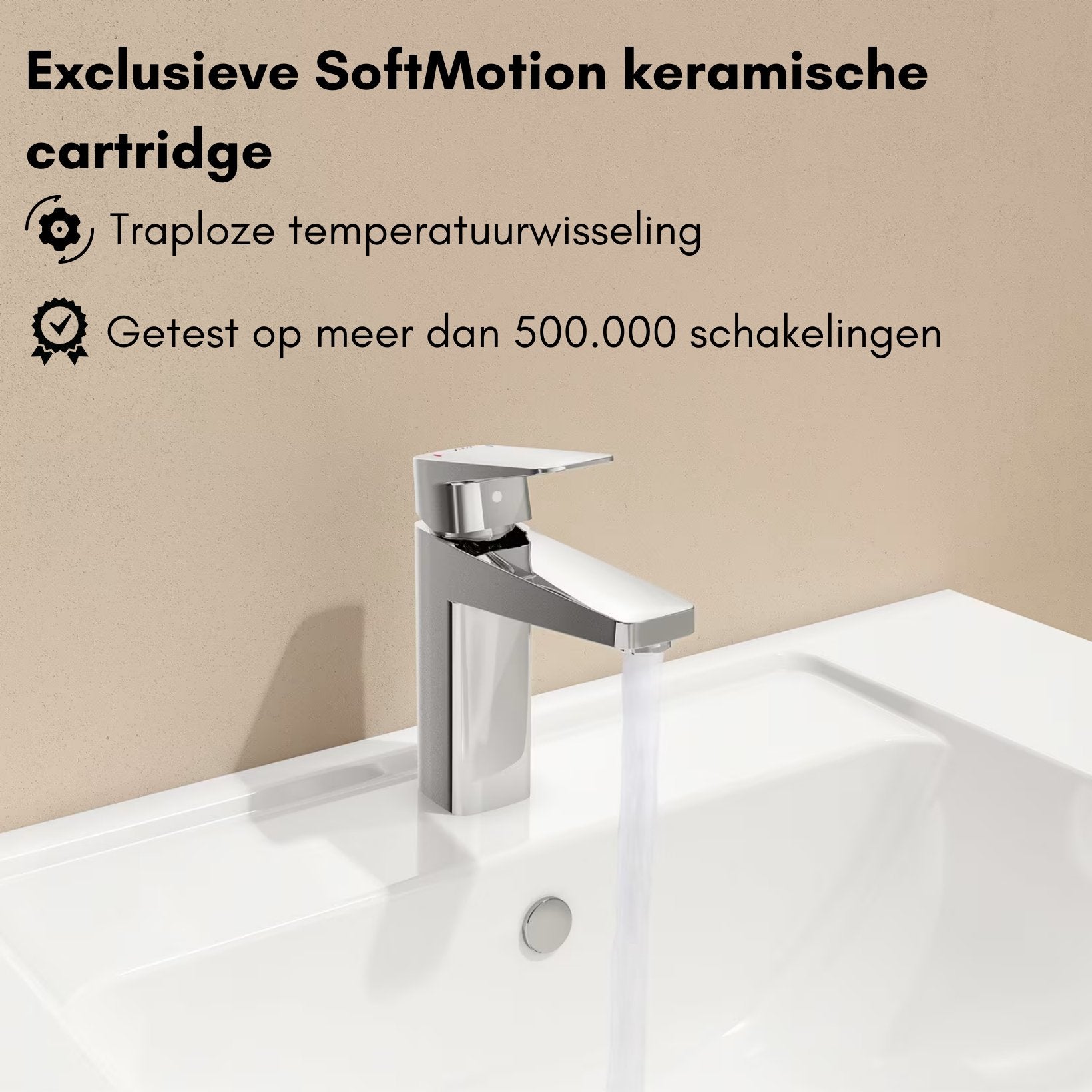 VitrA Root Square Wastafelkraan