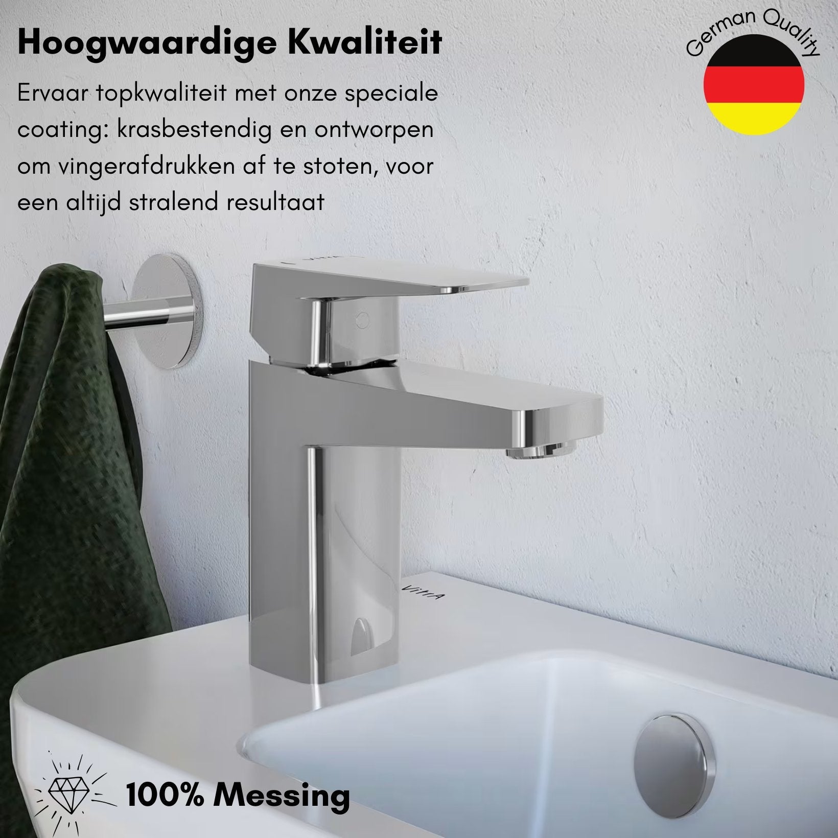 VitrA Root Square Wastafelkraan