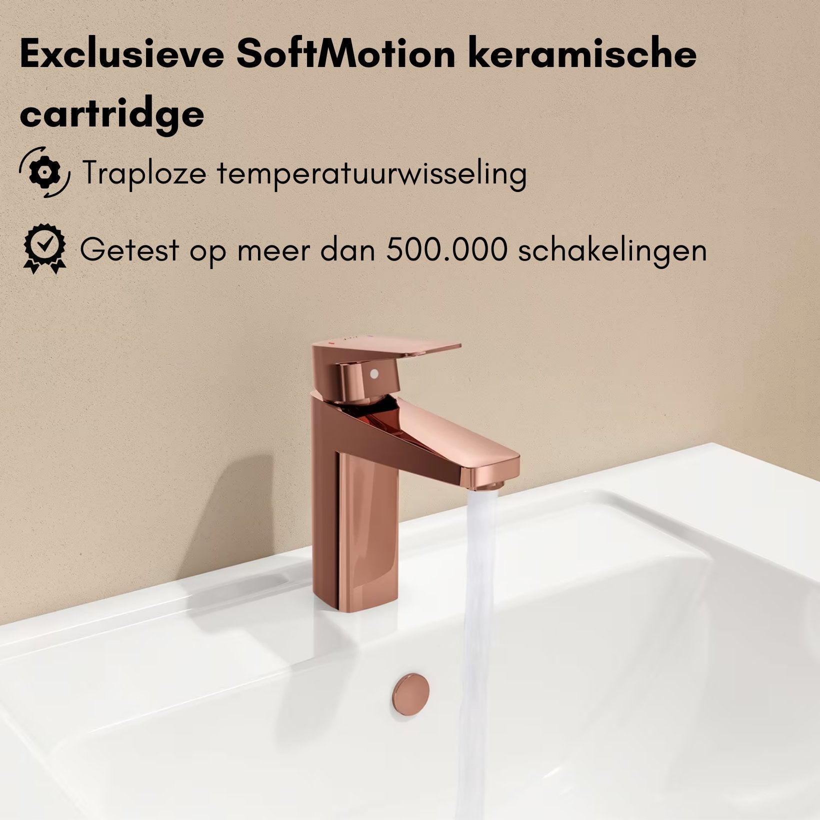 VitrA Root Square Wastafelkraan