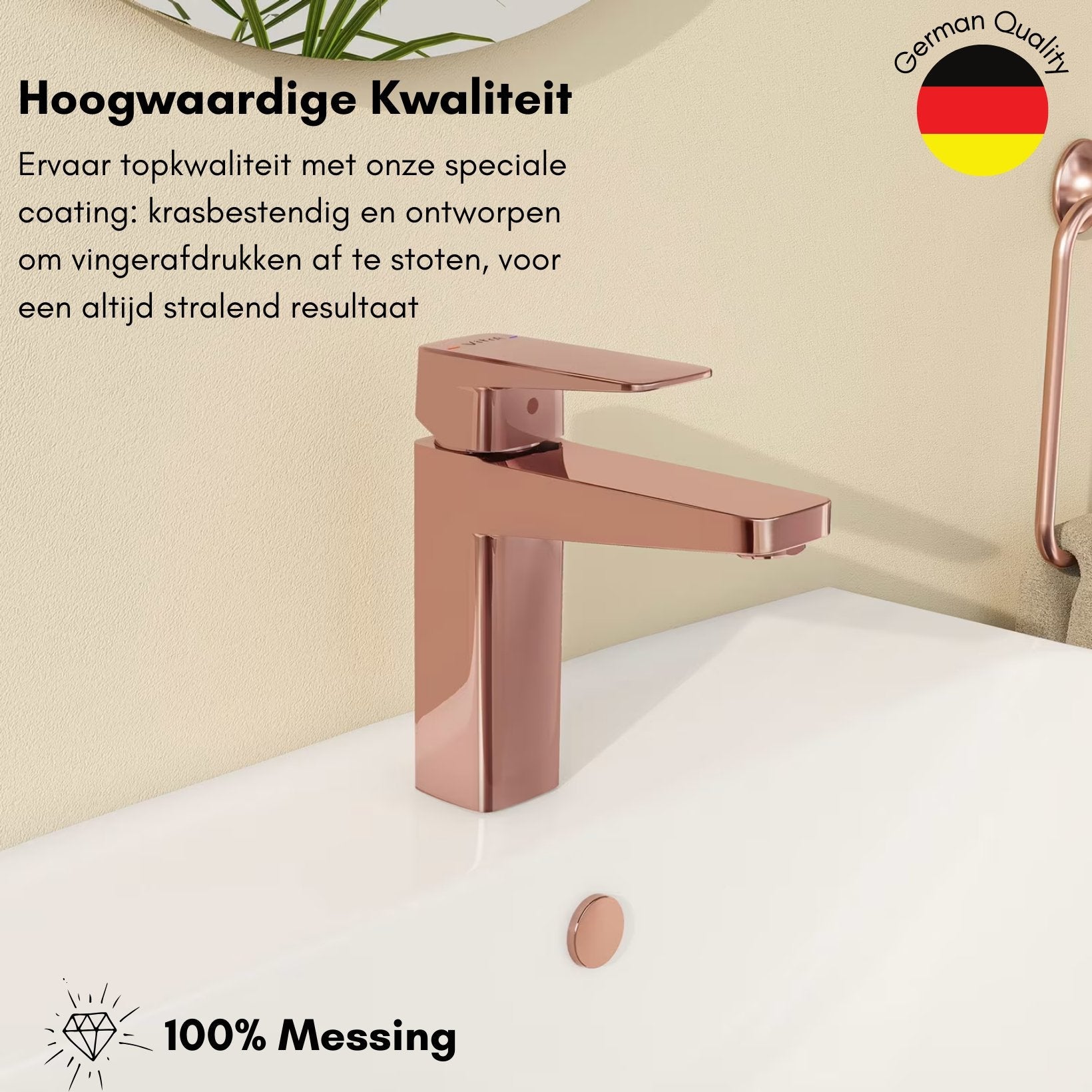 VitrA Root Square Wastafelkraan