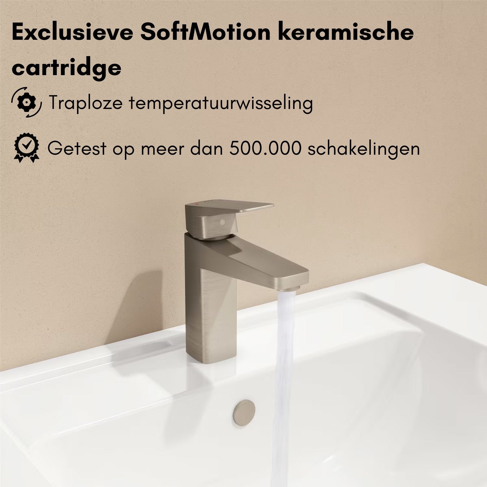 VitrA Root Square Wastafelkraan